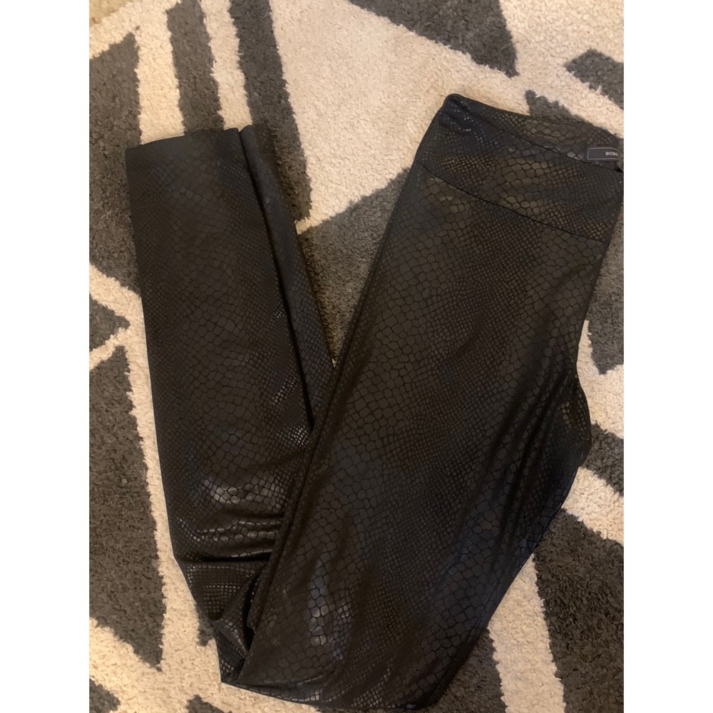 Bcbg Bryson Snake Print Leggings